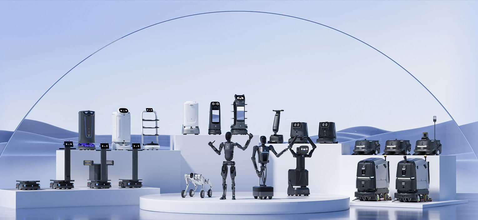 Vovo Robotics ürün ailesi — tüm Pudu robot modelleri